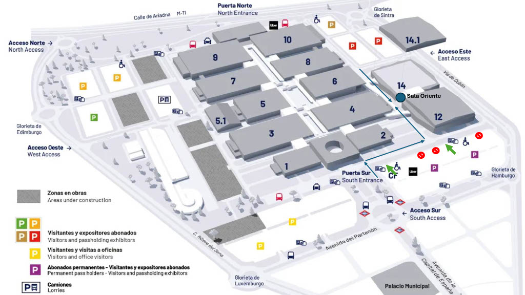 Acceso Sala Oriente IFEMA